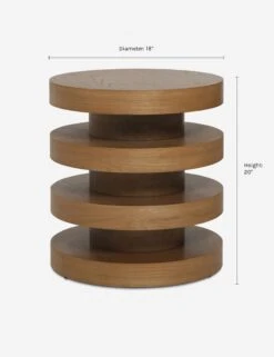 Pentwater Round Side Table By Sarah Sherman Samuel -VIAN Furniture Shop PentwaterSideTable Natural 3580