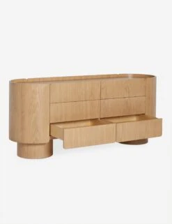 Raphael Dresser -VIAN Furniture Shop Raphael6DrawerDresser HoneyOak A06560782196