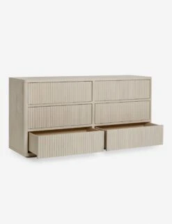 Rutherford 6 Drawer Dresser -VIAN Furniture Shop Rutherford6DrawerDresser Natural A0656311 053 Product