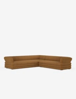Babs Corner Sectional Sofa By Sarah Sherman Samuel -VIAN Furniture Shop SSSStackedSectional GingerMiniCorduroy 2
