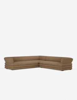 Babs Corner Sectional Sofa By Sarah Sherman Samuel -VIAN Furniture Shop SSSStackedSectional OliveMiniCorduroy 2