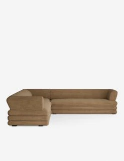 Babs Corner Sectional Sofa By Sarah Sherman Samuel -VIAN Furniture Shop SSSStackedSectional OliveMiniCorduroy 3