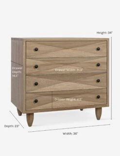 Sen 4-Drawer Dresser -VIAN Furniture Shop Sen4 DrawerDresser5