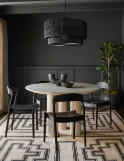 Mojave Round Dining Table -VIAN Furniture Shop SennaDiningRoom2 7322 Ver1 withBULB SITECROP V2 1