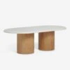 Shields Oval Coffee Table -VIAN Furniture Shop ShieldsOvalCoffeeTable NaturalOak A06560792349 Product