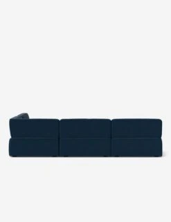 Solana Chaise Sectional Sofa By Eny Lee Parker -VIAN Furniture Shop SolanaChaiseSectionalSofa BlueVelvet120 WithoutBolster L0469135 Back 4RAF
