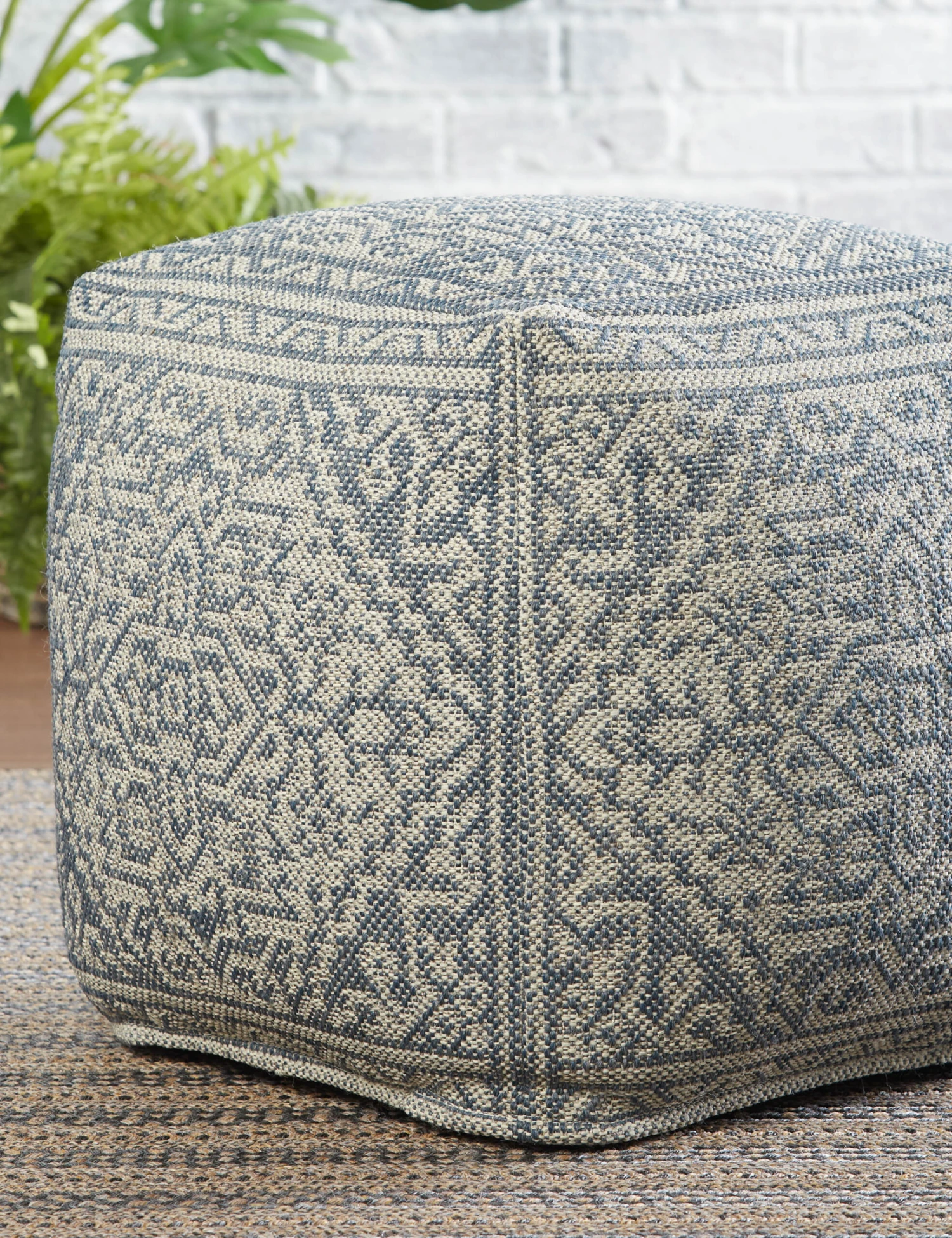Ender Square Indoor / Outdoor Pouf 4 Ender Square Indoor / Outdoor Pouf - Image 2