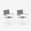 Hermes Indoor / Outdoor Dining Chair (Set Of 2) -VIAN Furniture Shop TVCHS.T109 AC.V PC.W2