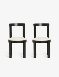 Tobie Dining Chair Black (Set Of 2) -VIAN Furniture Shop Tobie1
