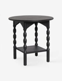 Topia Round Side Table By Ginny Macdonald -VIAN Furniture Shop TopiaRoundSideTablebyGinnyMacdonald Black A06565111