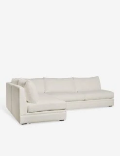 Winona Armless Sectional Sofa -VIAN Furniture Shop WinonaArmless3PieceChaiseSectionalLAF KleinIvory 12862 SITECROP
