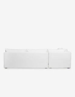 Winona Armless Sectional Sofa -VIAN Furniture Shop WinonaArmless3PieceChaiseSectionalLAF WhitePerformance 12852