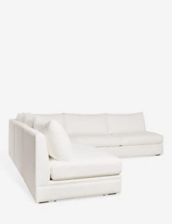 Winona Armless Corner Sectional Sofa -VIAN Furniture Shop WinonaArmless3PieceCornerSectional NevisIvory 12865 SITECROP