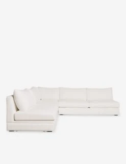 Winona Armless Corner Sectional Sofa -VIAN Furniture Shop WinonaArmless3PieceCornerSectional NevisIvory 12866 SITECROP