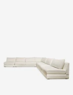 Winona Armless Corner Sectional Sofa -VIAN Furniture Shop WinonaArmless5PieceCornerSectional KleinIvory 12839 SITECROP