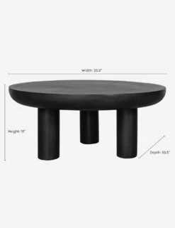 Peagan Indoor / Outdoor Round Coffee Table -VIAN Furniture Shop ZT 1035 02 70