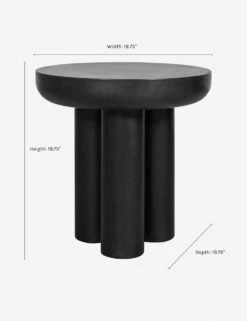 Peagan Indoor / Outdoor Round Side Table -VIAN Furniture Shop ZT 1036 02 70