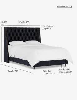 Admina Bed -VIAN Furniture Shop admina bed navy cal king