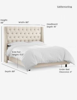 Admina Bed -VIAN Furniture Shop admina bed talc cal king