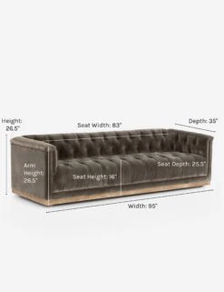 Afia Sofa, Sapphire Birch -VIAN Furniture Shop afia sofa birch