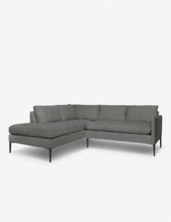 Allisen Bumper Sectional Sofa -VIAN Furniture Shop allisen laf bumper sectional 2 charcoal 1 2