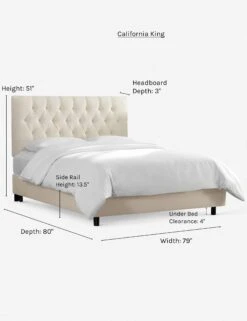 Amarise Bed -VIAN Furniture Shop amarise bed talc california king