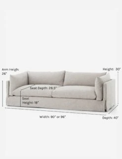 Arlen Slipcover Sofa -VIAN Furniture Shop arlen slipcover sofa light grey uatr 008 150 prm 1 1 1564991625 1
