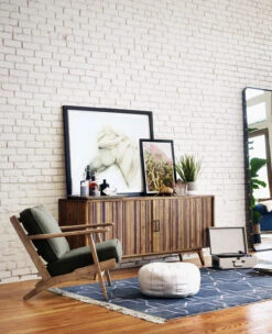 Austin Accent Chair -VIAN Furniture Shop austin lounge chair stonewash dark green 1