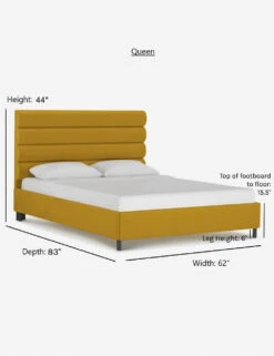 Bailee Platform Bed -VIAN Furniture Shop bailee q citronella 68ae5b70 2902 43de ae5a d782c90f1bbd