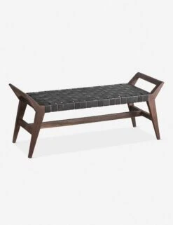 Glendora Leather Bench -VIAN Furniture Shop bdm00070