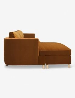 Belmont Sectional Sofa By Ginny Macdonald -VIAN Furniture Shop belmont sectional velvet cognac 5 laf 67941a37 b8af 4c02 9ae0 73e34ebcdb31