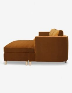 Belmont Sectional Sofa By Ginny Macdonald -VIAN Furniture Shop belmont sectional velvet cognac 5 rtf a239f3da 157e 44dd ae90 5655ed0c03c7