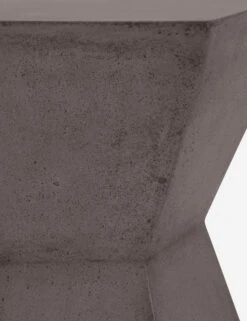 Kai Indoor/Outdoor Side Table -VIAN Furniture Shop bento accent table slate grey concrete dark 2 02