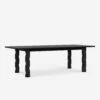 Wave Dining Table By Sun At Six -VIAN Furniture Shop black wave dining table