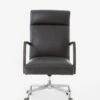 Camden Leather Office Chair, Ebony -VIAN Furniture Shop camden desk chair ebony 8
