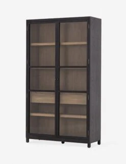 Carly Curio Cabinet -VIAN Furniture Shop carly cabinet black