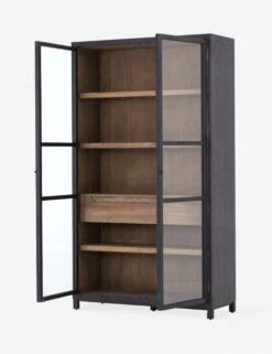 Carly Curio Cabinet -VIAN Furniture Shop carly cabinet black 4