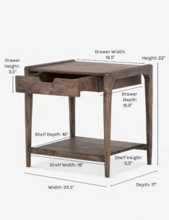 Chaya Nightstand -VIAN Furniture Shop chaya nightstand