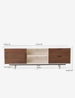 Cordelle Media Console -VIAN Furniture Shop cordelle media console grayback 1