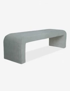 Tate Bench -VIAN Furniture Shop curved bench dove como 2