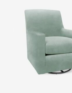 Ellia Glider Chair -VIAN Furniture Shop ellia velvet glider light blue 3 1