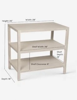 Emmeline Nightstand -VIAN Furniture Shop emmeline white washed 1