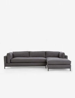 Fritzie Sectional Sofa -VIAN Furniture Shop fritzie right facing sectional charcoal 1