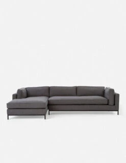 Fritzie Sectional Sofa -VIAN Furniture Shop fritzieleft facingcharcoaldimensions 02 new 1 2