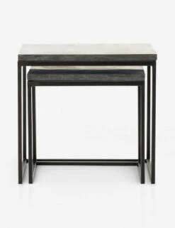 Ginette Nesting Side Tables -VIAN Furniture Shop ginette nesting end tables gray 1564991625 1