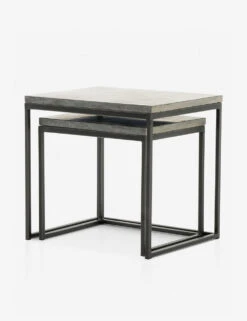 Ginette Nesting Side Tables -VIAN Furniture Shop ginette nesting end tables gray 2 1564991625 1