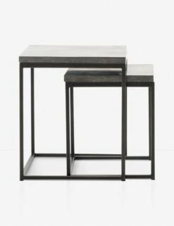 Ginette Nesting Side Tables -VIAN Furniture Shop ginette nesting end tables gray 4 1564991625