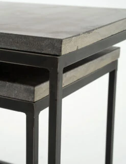 Ginette Nesting Side Tables -VIAN Furniture Shop ginette nesting end tables gray 7 1