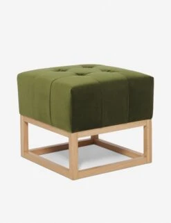 Grasmere Ottoman By Ginny Macdonald -VIAN Furniture Shop grasmere ottoman velvet jade 3