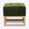 Grasmere Ottoman By Ginny Macdonald -VIAN Furniture Shop grasmere ottoman velvet jade 4